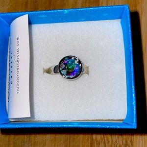 Touchstone crystal Blossom Ring
